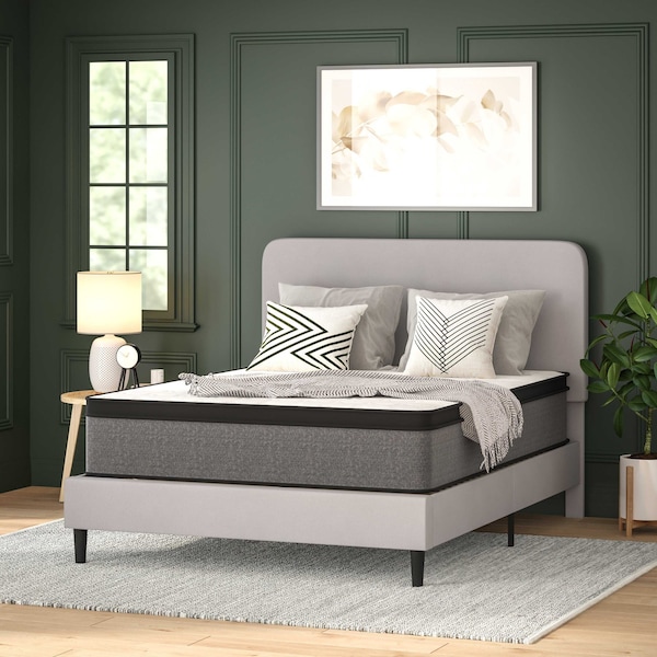 Flash Furniture Queen 13" Pressure Relief Pillow Top Mattress CL-ET232-13-Q-GG - main